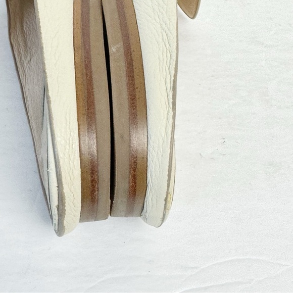 Louise et Cie Brileigh Bone Mules Sz 9.5 Tortoise Shell Buckle Momcore Coastal - Picture 10 of 15